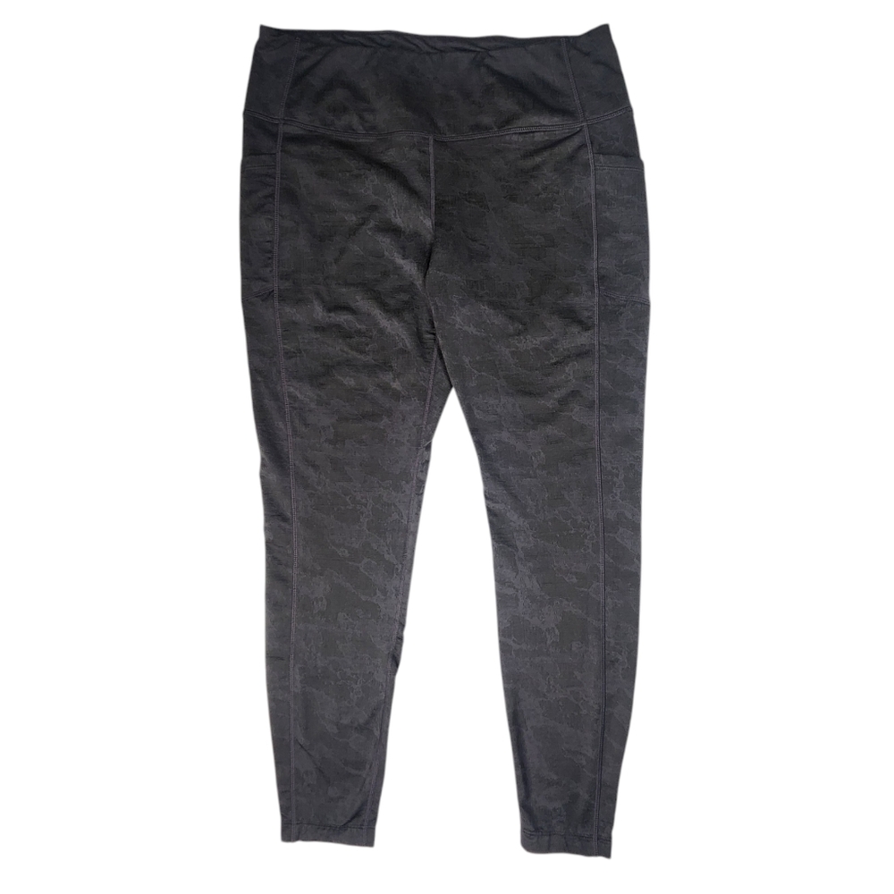 Mondetta Leggings Womens XL Performance Luxury Brushed Jacquard Pants Yoga Run